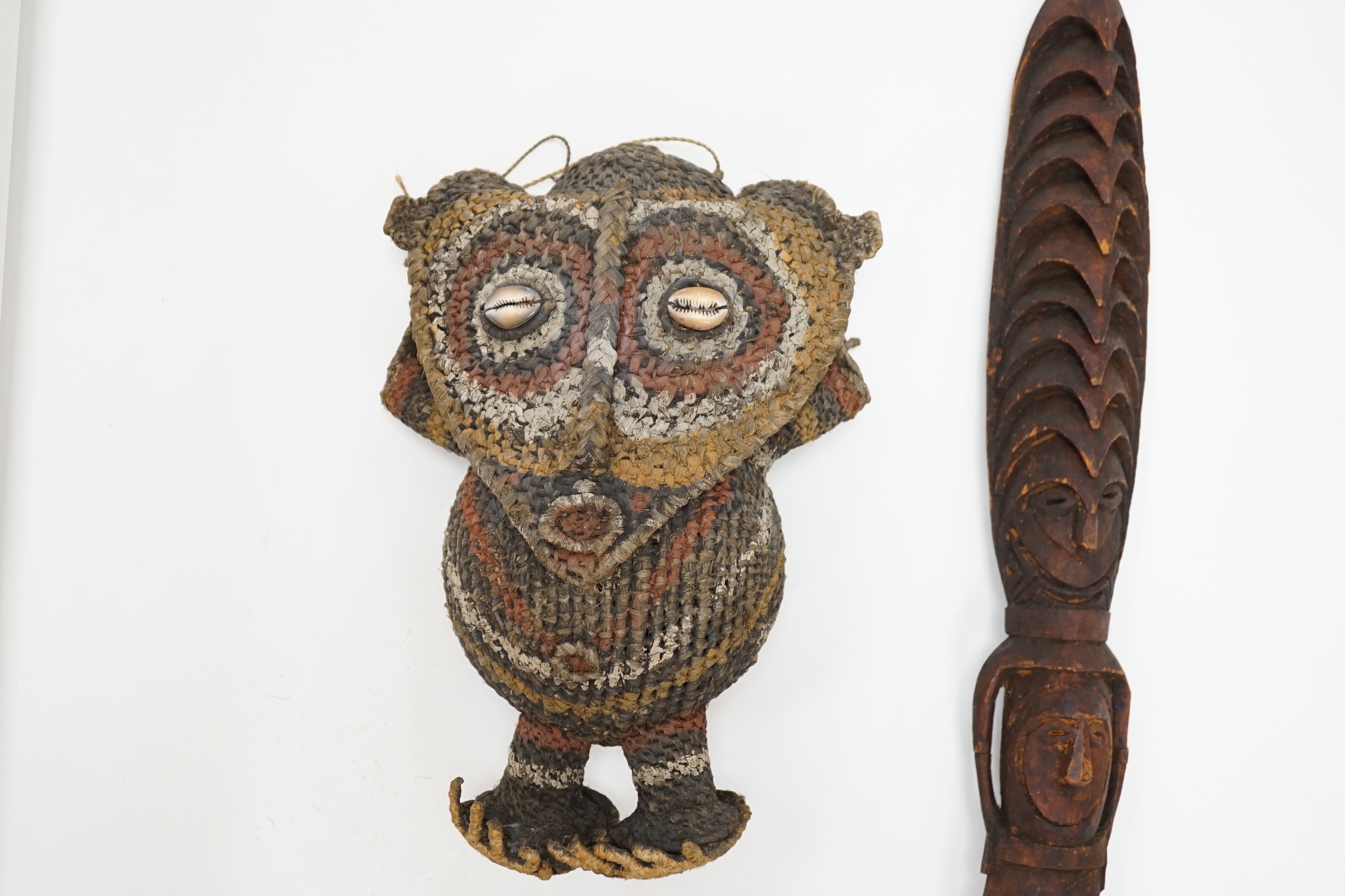 Two Papua New Guinea figures